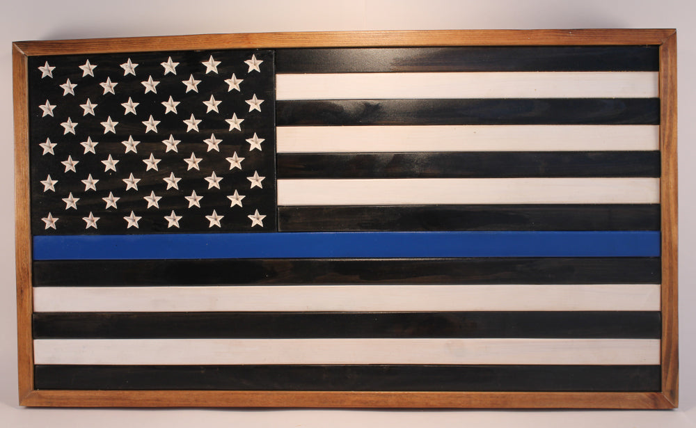 Thin Blue Line Flag