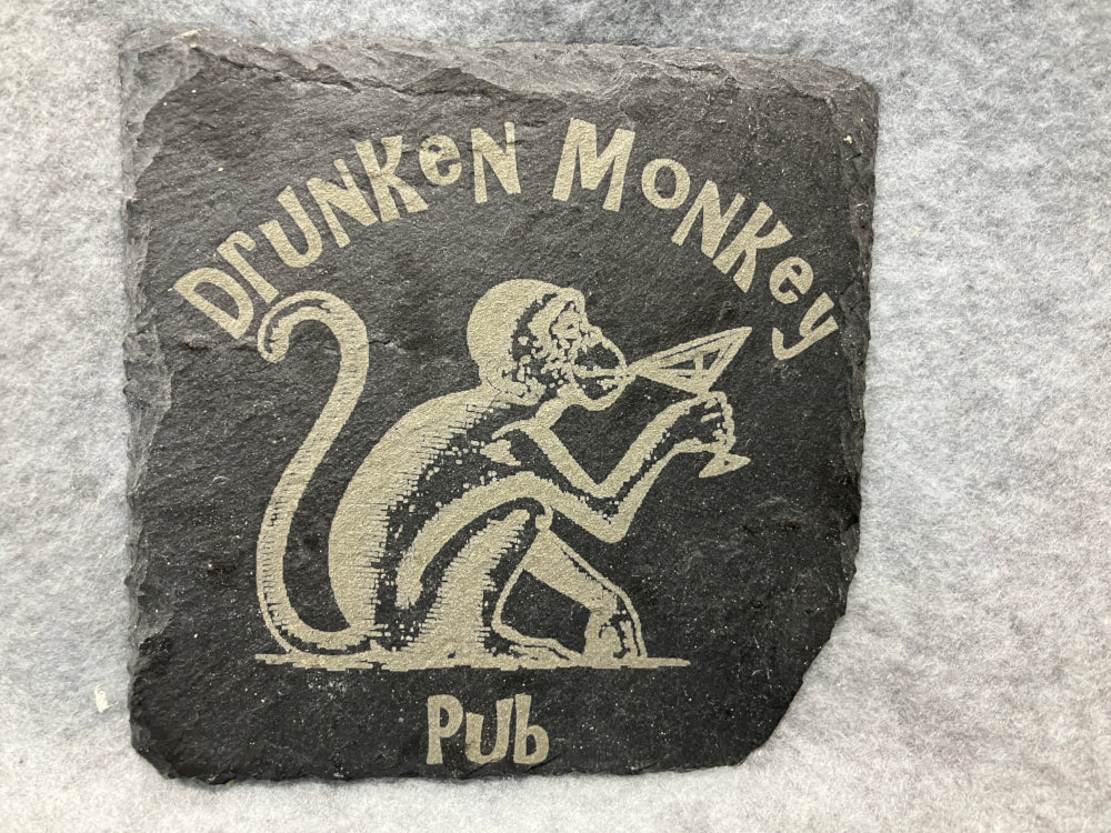 Custom Slate Coaster Set