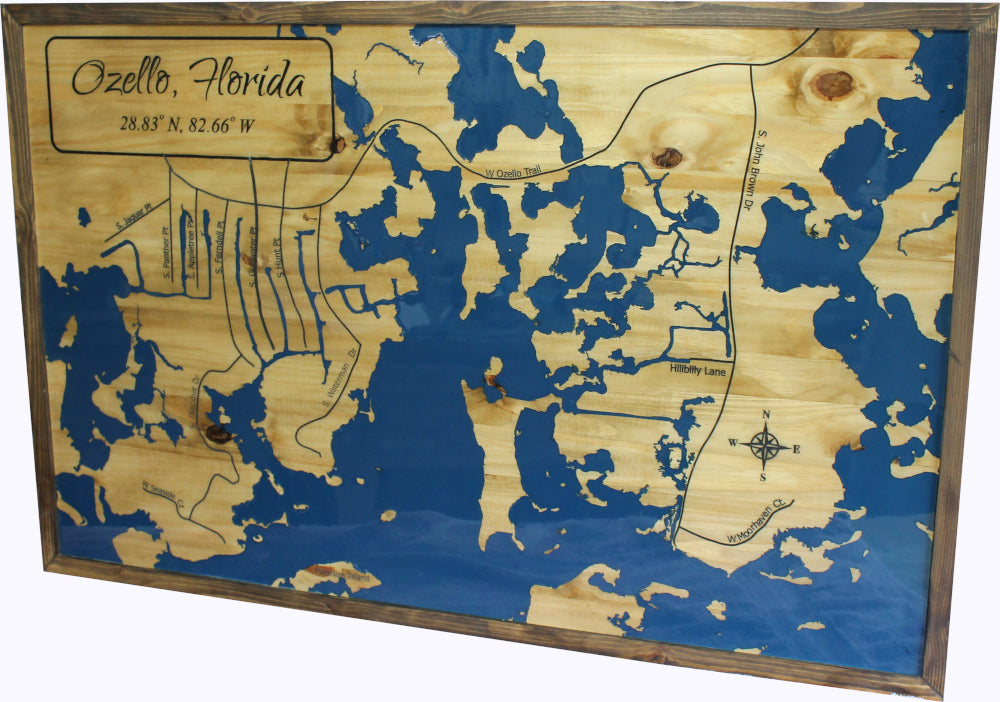 Map of Ozello Florida