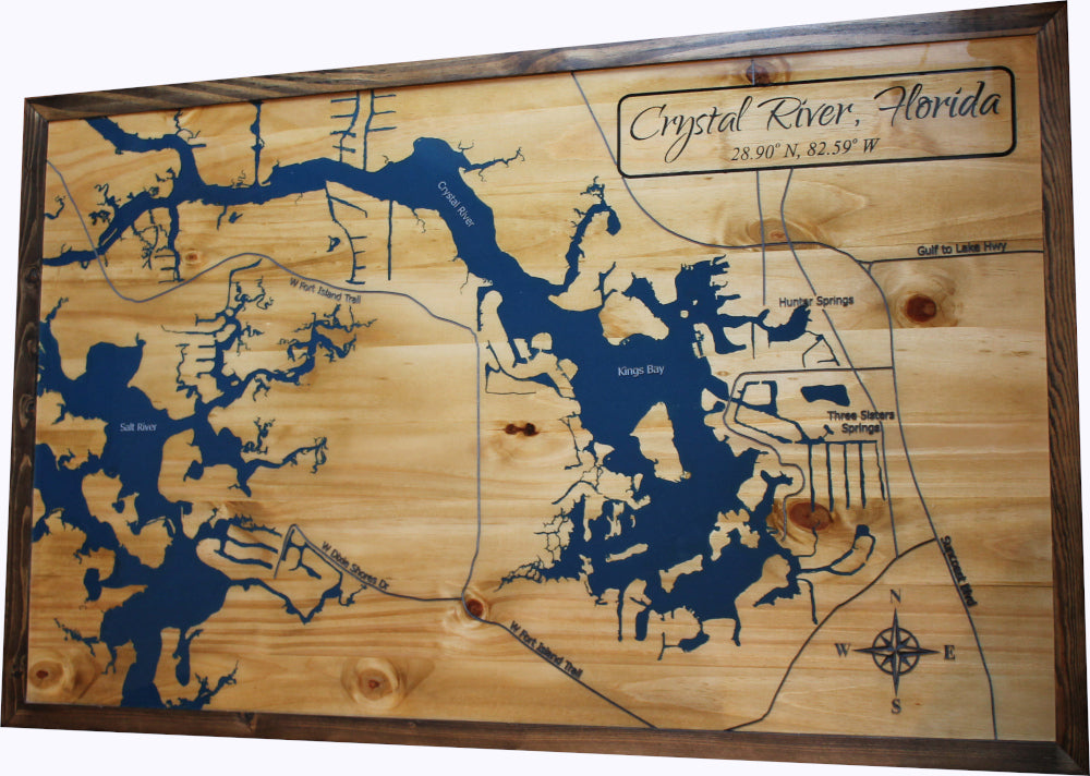 Map of Crystal River Florida