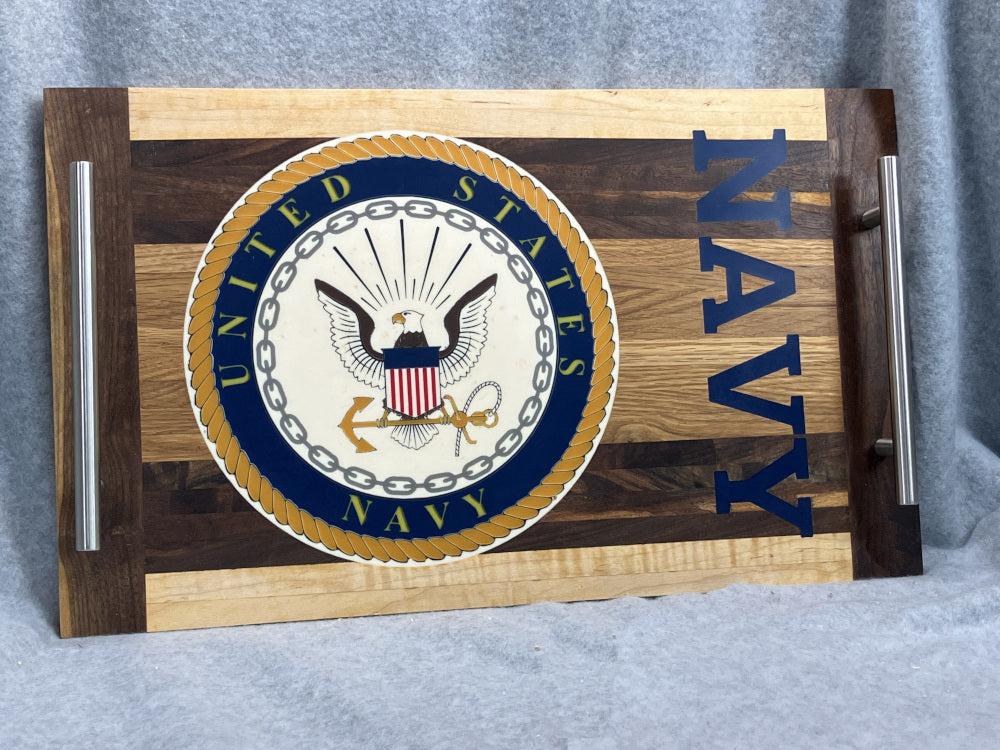 Navy Serving Tray