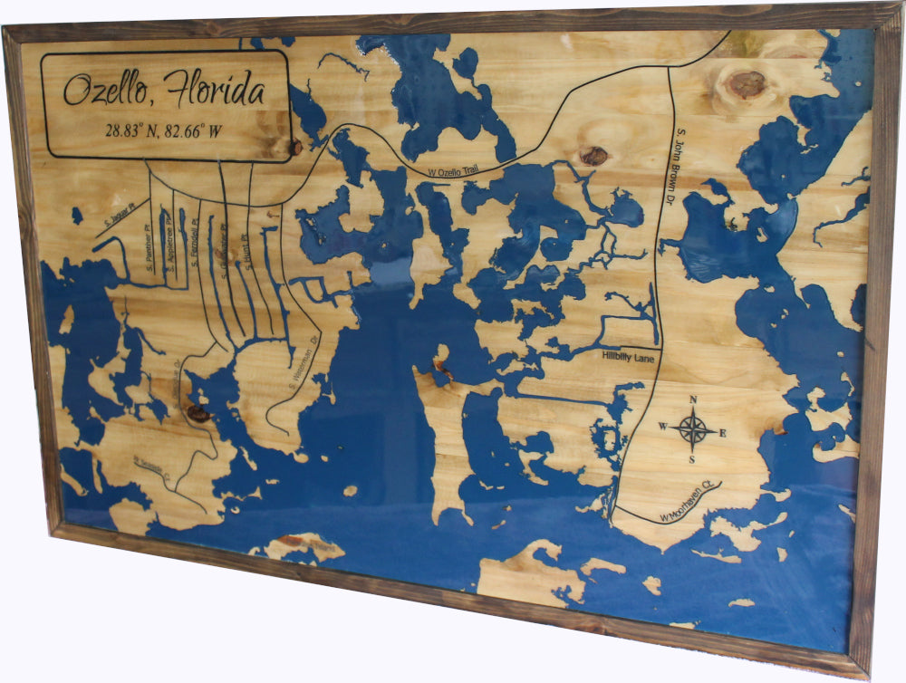 Map of Ozello Florida