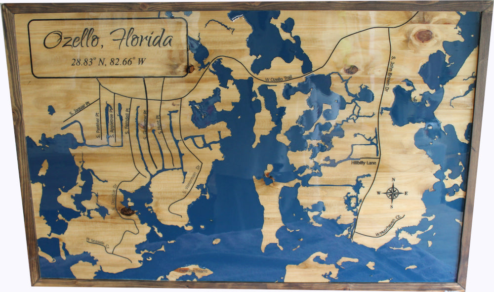 Map of Ozello Florida