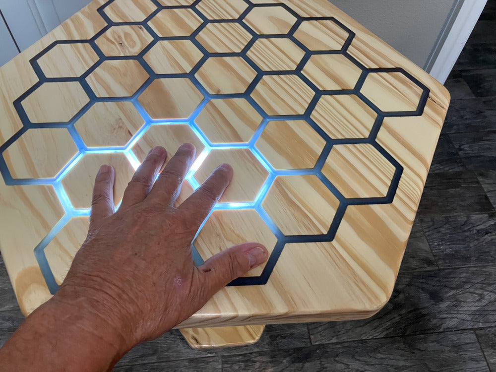 Touch Sensitive End Table
