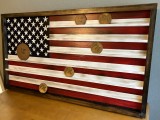 Challenge Coin Display Flag