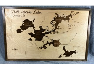 Inverness Lakes Laser Map