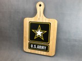 Army Logo Serving Board