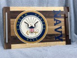 Navy Serving Tray