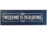 Welcome to our Home (Blue)
