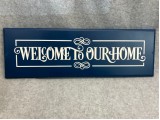 Welcome to our Home (Blue)