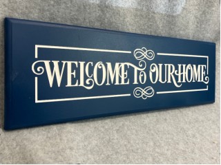 Welcome to our Home (Blue)