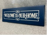Welcome to our Home (Blue)